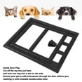 thumbnail image 4 of Dog Screen Door, Professional Bite  Inside Door Pet Screen Door Easy Installation Lockable Inside Door Flap Weatherproof Pet Door For Dogs Pet Pigs Cat, 4 of 8