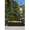 thumbnail image 4 of Veradek Block Series Trough 36" Plastic Planter - Black, 4 of 13