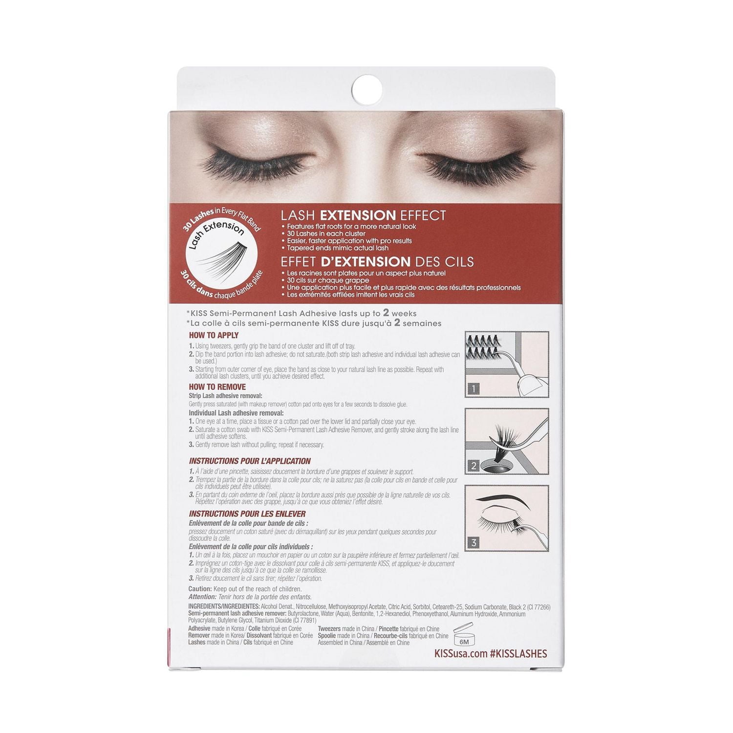 KISS Lash Couture Luxtension Collection - Kit - 40 Clusters