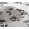thumbnail image 4 of oneOone Viscose Chiffon Fabric Tree & Animals Ikat Printed Fabric 1 Yard 42 Inch Wide, 4 of 4