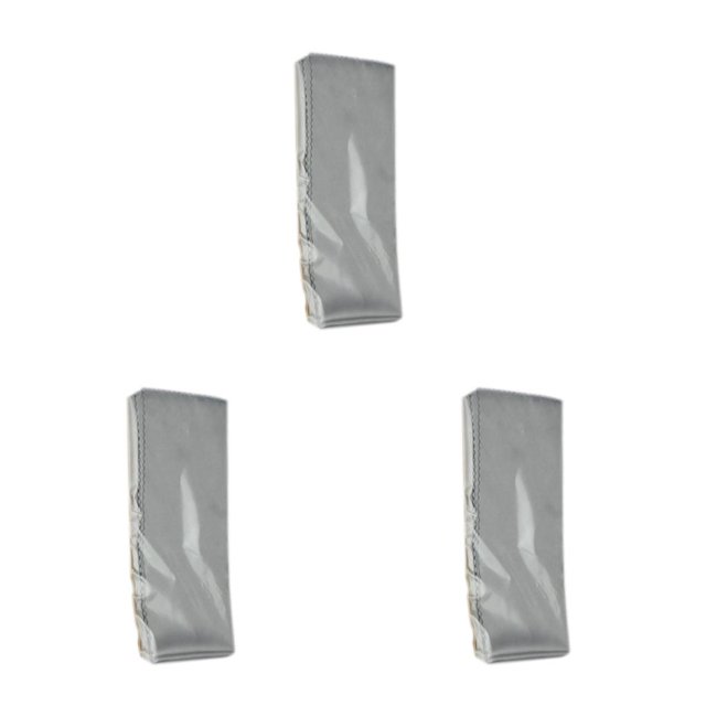 Decodeary Microfiber Glasses Cloth Lens Dust Dirt Remover Soft Computer Tablet Cellphone Screen Cleaning Supplies Grey 3Set