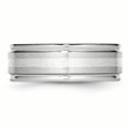thumbnail image 3 of Cobalt Sterling Silver Inlay Satin and Polished 8mm Band Size 12.5, 3 of 6