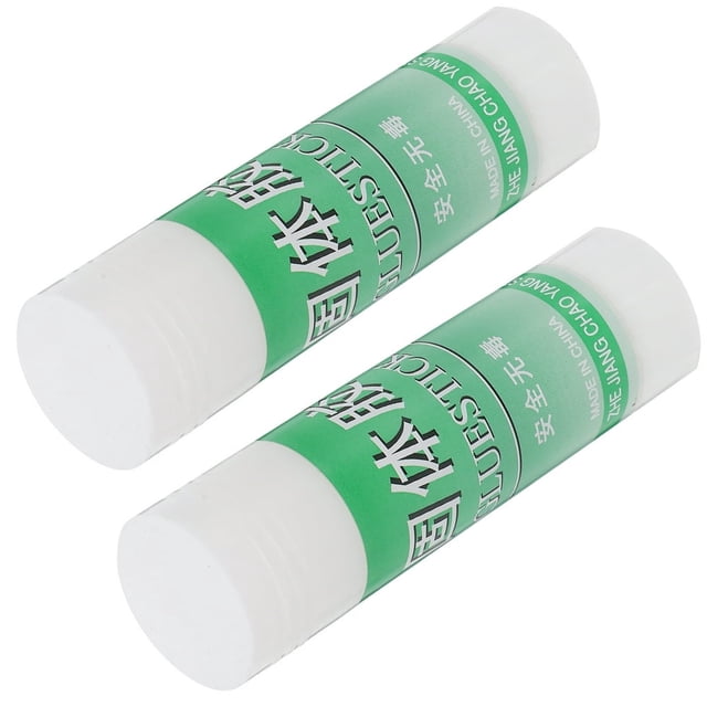 HAOAN2 Pcs Craft Solid Glue Stick Sticks Bulk Classroom Office Student White
