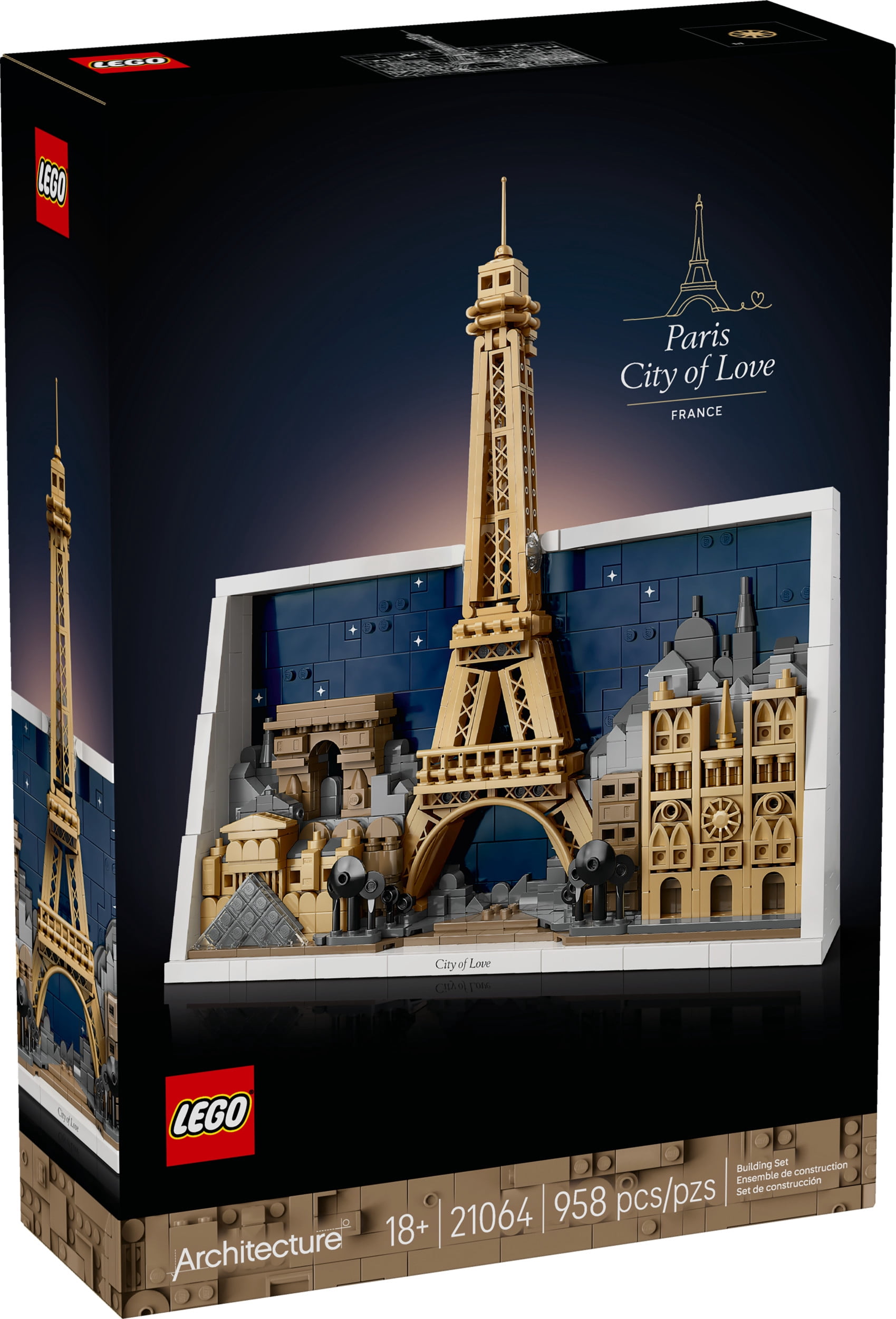 LEGO Architecture Paris – City of Love Building Set for Adults