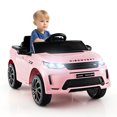 thumbnail image 1 of Gymax 12V Kids Ride On Car Licensed Land Rover Electric Vehicle w/ Remote Control Pink, 1 of 10