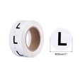 thumbnail image 2 of Unique Bargains Clothing L Large Size Sticker Label Coding Label 25mm/1inch Dia 1 Roll 500 Round Adhesive Labels, 2 of 5