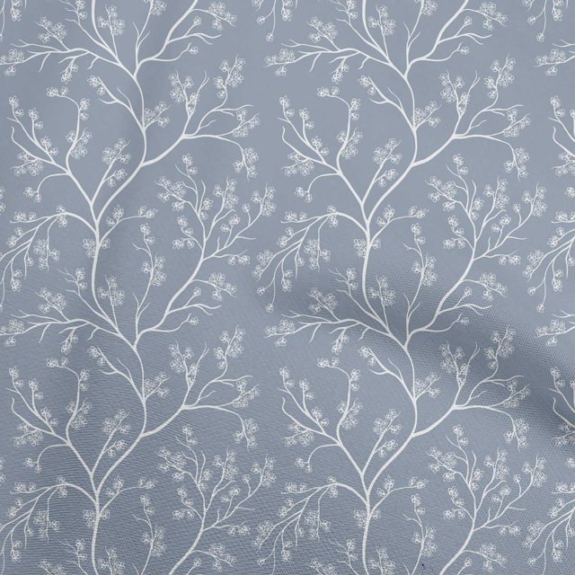 oneOone Polyester Spandex Gray Fabric Asian Block Craft Projects Decor Fabric Printed By The Yard 56 Inch Wide