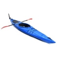 thumbnail image 1 of Costway Single Sit-in Kayak Single Fishing Kayak Boat W/ Paddle & Detachable Rudder, 1 of 9