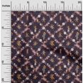thumbnail image 2 of oneOone Viscose Chiffon Purple Fabric Cowboy Sewing Craft Projects Fabric Prints By Yard 42 Inch Wide, 2 of 5