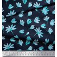 thumbnail image 2 of Soimoi Poly Georgette Fabric Artistic Flower Print Fabric by Yard 42 Inch Wide, 2 of 3