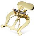 thumbnail image 1 of Golden Alloy Music Stand Bracket for Brass Instruments with Secure Grip and Elegant Design 7 Inch, 1 of 8