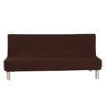 thumbnail image 2 of CHOK 2024 Futon Slipcover Armless Sofa Covers Stretch Sofa Bed Slipcover Protector Elastic (Light Gray Animal), 2 of 8