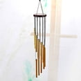 thumbnail image 5 of Outdoor Garden Wind Chimes Metal 12-Pipe Wind Chime Balcony Outdoor Courtyard Wall Clock, 5 of 5