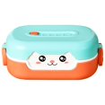thumbnail image 2 of Oleegame 2PC Stainless Steel Cutlery Set Cute Cute Lunch Box For Students To Eat Lunch Box Portable Girl Fruit Light Food Lunch Box, 2 of 4