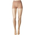 thumbnail image 3 of Hanes Womens Perfect Nudes Run Resistant Tummy Control Girl Short Hosiery, 5/6X, 3 of 5