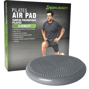 IBF Iron Body Fitness Pilates Air Pad Balance Disc, Inflatable Stability Cushion with Anti-Slip Surface