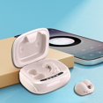 thumbnail image 1 of Lunxisen 3 Pcs Clip On Bluetooth Earpiece Bone Conduction LED Display Long Battery Life for Music Calls Workout Running, 1 of 8