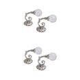 thumbnail image 3 of Decodeary Rideaux Décoratifs en Alliage d'Aluminium Élégants pour Tout Argent 2ensemble, 3 of 6