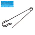 thumbnail image 4 of Uxcell Safety Pins 3.94 Inch Large Metal Sewing Pins Black 10Pcs, 4 of 5