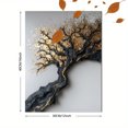 thumbnail image 3 of Black Gold Tree Textured Canvas Art, for Living Room, Office, Hotel, Entryway Decor, 3 of 8