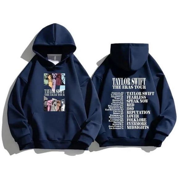 Fall/Winter Hoodie Women‘s Taylor The Eras Tour Casual Sweatshirt Midnight Album Swift Printed Hooded Men‘s Clothing Pullover HOEMLIN