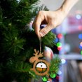 thumbnail image 3 of Clearance! Christmas Decorations Props Christmas Tree Pendants Santa Claus Bell Decoration Pendant, 3 of 4