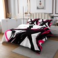 thumbnail image 3 of Erosebridal Adults Geometry Coverlet Set Queen, Minimalst Splash Bedding Set, Modern Fashion Decor 3pcs, 3 of 5