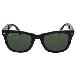 Ray-Ban Men's RB2016 Daddy-O Rectangular Sunglasses, Black/G-15