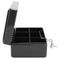 thumbnail image 4 of Cash Box, Security Lock Box Lock Case, Money Storage Box For Home Black, 4 of 8