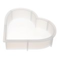 thumbnail image 1 of CIMAXIC Moule en Silicone Réutilisable en Forme de Cœur pour Résine Bricolage Serre-Livres Surface Lisse Grande Taille 7.8x6.3 Pouces,8.7"X7.87"X2.01 Pouces, 1 of 5