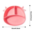 thumbnail image 2 of Huayishang Tableware Calf Children's Silicone Dinner Plate Infant Non Slip Suction Cup Bowl Baby Cartoon Complementary Food Divided Tableware, 2 of 3