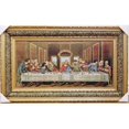thumbnail image 1 of 17.5 X 29.5" Last Supper Framed Tapestry, 1 of 1