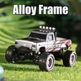 thumbnail image 3 of Mini Camion Tout-Terrain avec Lumières, 1:64 Mini Camion Monstre Rc, Télécommande 2.4ghz, 3 Vitesses Réglables, Camions Rc en Alliage Rechargeables USB, Idées Cadeaux de Noël Anniversaire Cool (Orange-B), 3 of 7