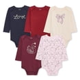 thumbnail image 1 of George Baby Girls' Bodysuit 5-Pack, 1 of 2