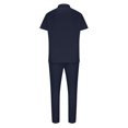 thumbnail image 3 of Birdeem Ensemble de Sport Décontracté pour Hommes, Mode, Col Rabattu, Manches Courtes, Pantalon, Deux Pièces, 3 of 8