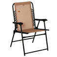 thumbnail image 1 of Outsunny Chaise Pliante d'Extérieur, Chaise Pliable à Sangle Élastique, Beige, 1 of 10