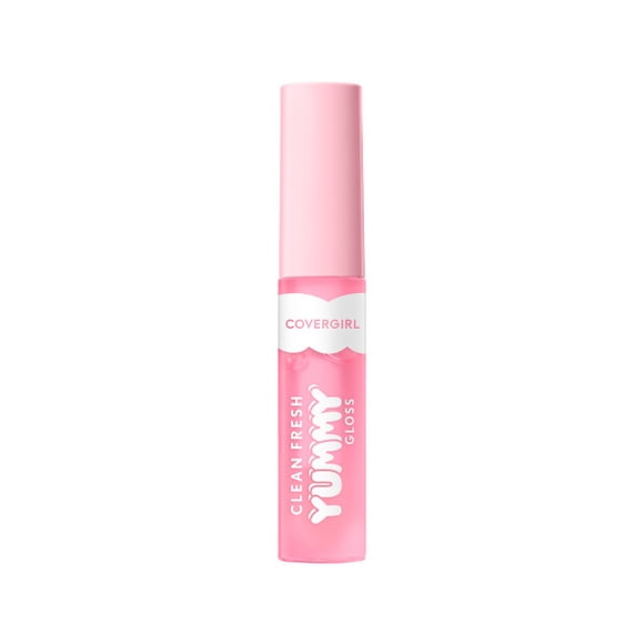 COVERGIRL Clean Fresh Yummy Gloss infused with Hyaluronic Acid and naturally-derived Antioxidants, clean, vegan and gluten-free