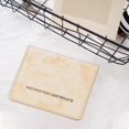 thumbnail image 3 of Milaget Vaccination Slim Leather Wallet for Documents Yellow, 3 of 8