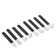 thumbnail image 3 of Outils de Façonnage en Argile, Couteau de Sculpture en Argile Manche en Caoutchouc Acier Inoxydable Manche Résistant à la Rouille Ensemble de 8 Pcs pour Poterie, 3 of 7