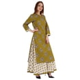 thumbnail image 2 of Phagun Ensemble Kurti et Jupe Ethnique Indien en Coton pour Femmes Tenue de Fête Robe Imprimée Tenue Traditionnelle, 2 of 7