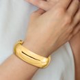 thumbnail image 4 of 14k Yellow Gold 20.65mm Hinged Bangle Bracelet, 4 of 8