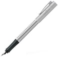 thumbnail image 1 of Faber-Castell 140992 Grip 2011 Silver Fountain Pen, Extra Fine, 1 of 4