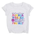 thumbnail image 5 of TZEWGL Mignon Imprimé Lettre Manches Courtes Col Rond Chemise Basique pour Tout-Petit Blouse pour Enfants Taille 5-6T, 5 of 5