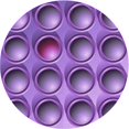 thumbnail image 1 of Ahgly Tapis Rond Lavable en Machine Intérieur Transitionnel Heliotrope Violet, 3 Pieds Rond, 1 of 7
