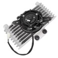 thumbnail image 3 of Oil Cooling Fan, Professional Manufacturing Universal Fits Engine Oil Cooler Kit Aluminum Alloy Material High Performance  For Most Motorcycles, 3 of 8
