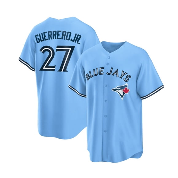 Men's Baseball Jersey Toronto Blue Jays GUERRERO JR.27# Replica Player Name Jersey—WE