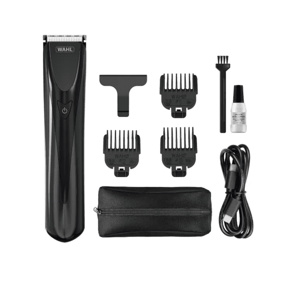 Wahl Fidela™ Cordless Trimmer – Lightweight, Slim Design for Precision Grooming, USB Rechargeable with LED Smart Charge Indicator, Includes 3 Guide Combs, Model-3028302