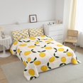 thumbnail image 2 of YST Cartoon Lemon Bedding Set For Adult Teens,Summer Tropical Fruit Down Comfortert,Hawaii Rustic Food Comforter Set,Yellow Botanical Pattern Duvet Set For All Season,Lightweight Full Size, 2 of 5