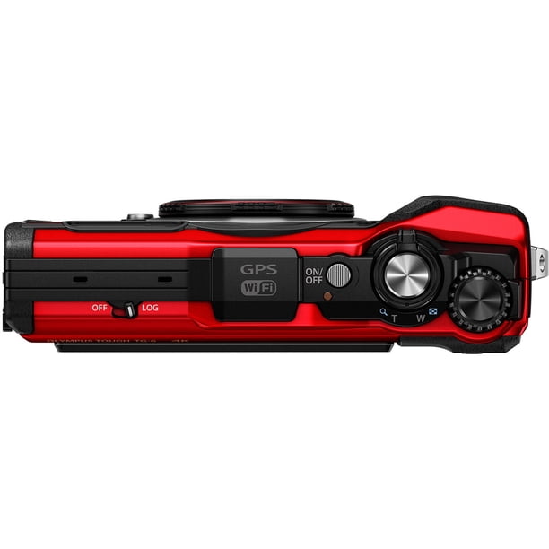 Olympus Tough TG-6 Waterproof Camera (Red) New - Wi-Fi with Extra