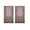 Purple, variant on Peony Curtain Gauze for Glass Door, Staron 39.37x78.74 Inch Sheer Curtains 2 Panels, Light Filtering French Window Drapes for Bedroom Living Room with Hanging Lace Trim, Purple